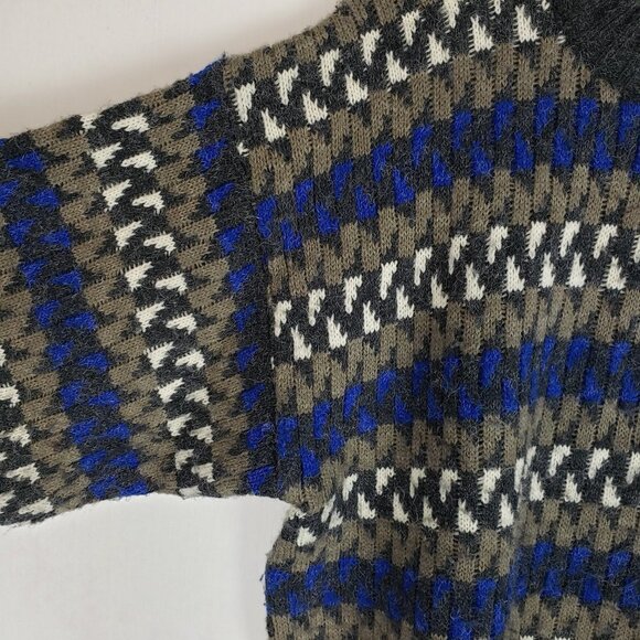 Vintage McGregor Sweater Crew Neck Acrylic Grandpa Ugly Geometric Size Large - Picture 7 of 7
